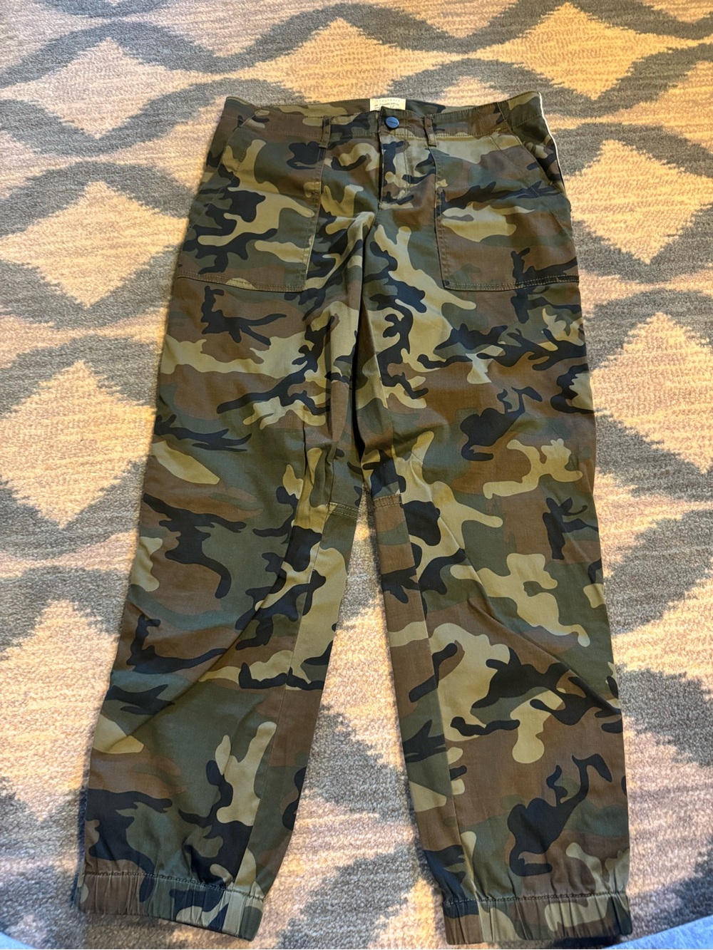 Sanctuary Rebel Camo Cargo Pants Size 27